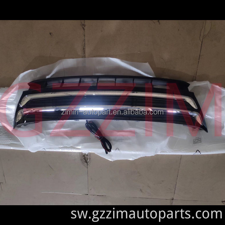 ABS Black Grille Middle Grille Front Kit kwa Harrier 2014